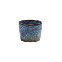 Aqua Blue Terra Porcelain Organic Dip Pot